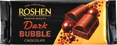 Obrázok produktu pre Roshen Bitter Bubble Chocolate 80 G