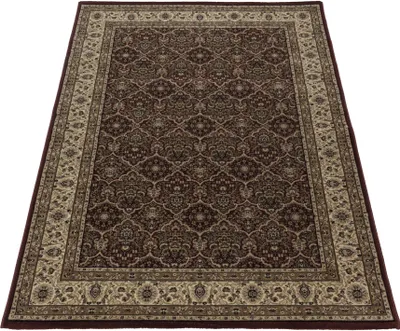 Produktbild von Teppich Läufer Wohnzimmer Rot 80x150 Orientalisches Design aus Polypropylen