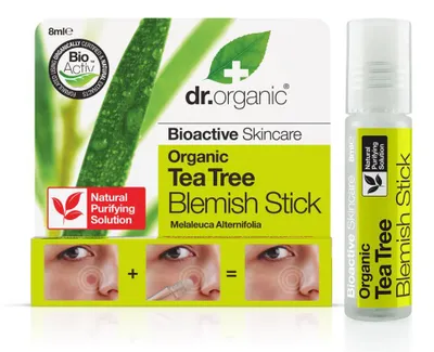 Productafbeelding van Dr Organic Tea Tree Blemish Stick (8 ml)