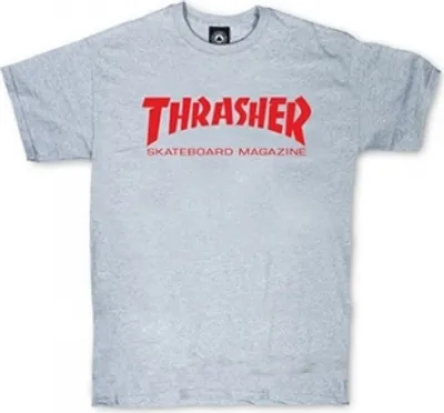 Produktbild von Thrasher Herren T-Shirt Skate Mag, Größe:M, Farben:greymottled