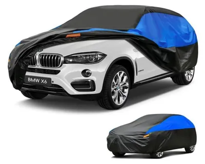 Produktbild von Autoabdeckung Wasserdicht Atmungsaktiv für BMW X6 (2012-2024) Schwarz Blau