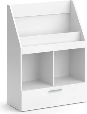 Image de Bibliothèque enfant Vicco Luigi Blanc 72x96.2cm avec tiroir, Model 39435