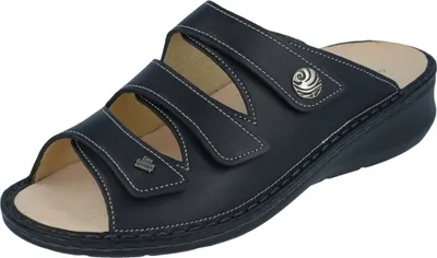 Produktbild von Finn Comfort Carcina Damemnpantolette, Leder, Schwarz, NEU - Damenschuhe Pantolette / Zehentrenner, Schwarz, leder (nappaseda)