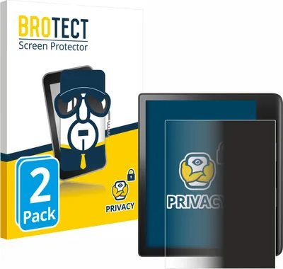 Produktbild von 2x BROTECT Sichtschutzfolie für Tolino Epos 3 Anti-Spy Privacy Sichtschutz Blickschutz Folie Blaulicht-Schutz