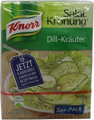 Produktbild von Knorr Salat Krönung Dill-Kräuter ergibt 5 x 90ml