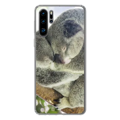 Produktbild von MuchoWow® Handyhülle Schutzhülle Hülle für Huawei P30 Pro Koalas - Knuddeln - Tiere - Jungen - Mädchen Silikon Softcase Handy Hülle - Schutzdeckel