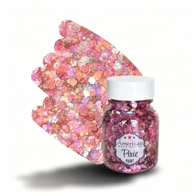 Produktbild von Amerikanischer Körperkunst-Glitter „Pretty in Pink“ 28 g