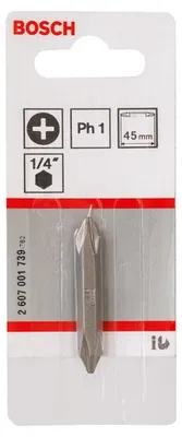 Produktbild von Doppelklingenbit, PH1, PH1, 45 mm