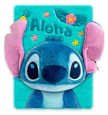 Image de Dziecięca pluszowa maskotka KIDS LICENSING Stitch - Sekretny dziennik 3D