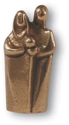 Produktbild von Heilige Familie Bronze 6,5 cm Weihnachtskrippe