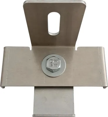 Immagine prodotto di Morsetto con supporto per recinzione Misura della rete 10 x 10 cm, alluminio