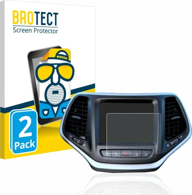 Produktbild von 2x BROTECT Schutzfolie für Jeep Cherokee BJ 2014-2018 (Uconnect 8.4") Displayschutz Displayschutzfolie Folie Matt Entspiegelungsfolie