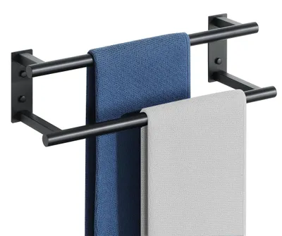 Produktbild von Handtuchhalter - Handtuchregal 40 cm in Schwarz