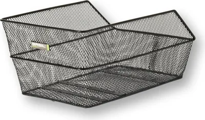 Image de Basil 11116 Cento Panier arrière pour cartable 39x24x21cm, mailles serrées, noir