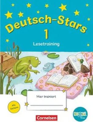 Obrázok produktu pre Deutsch-Stars - BOOKii-Ausgabe - 1. Schuljahr Lesetraining. Übungsheft mit Lösungen