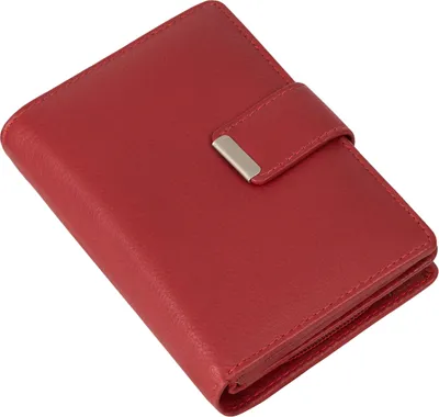 Produktbild von RFID Damen Geldbörse Portemonnaie Geldbeutel Damenbörse echt Leder Rot (509B)