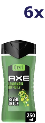Produktbild von 6x Axe 5-in-1 douchegel Lendemain Difficile 250 ML anti hangover