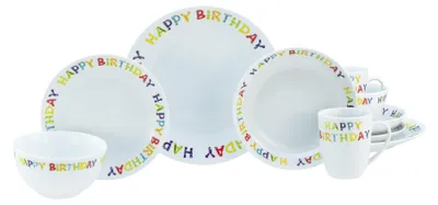 Produktbild von CreaTable, 24168, Luna Happy Birthday, Kombiservice 10-tlg, Porzellan