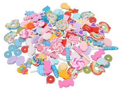 120 Slime-Anhänger, Kawaii, gemischt, DIY-Bastelzubehör