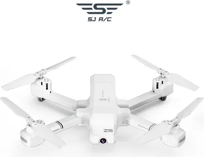 Produktbild von SJRC Z5 RC Drone Quadrocopter - 1080P Kamera, GPS, 2.4G Wifi FPV, Follow Me Mode Weiß,
