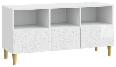 Obrázok produktu pre TV skrinka 102 x 34,5 x 50 cm Biela s vysokým leskom