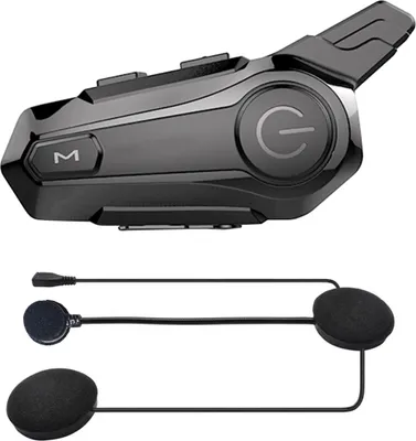 Produktbild von Motorrad Helm Bluetooth Headset Helm Sprechanlage Gegensprechanlage, CVC-Geräuschreduzierung, IPX6 Wasserdicht, für ATV Dirt Bike Motorrad