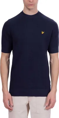 Produktbild von LYLE & SCOTT - Gestricktes Herren-T-Shirt aus Leinenmischung - Größe S