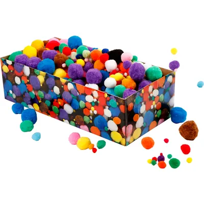 Produktbild von Creativ Company 51890, Dekorativer Pom-Pom, Gemischte Farben, 720 Stück(e)