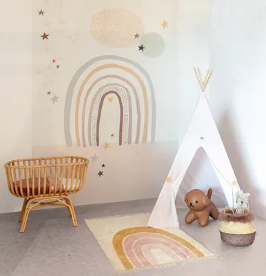 Produktbild von Fototapete 557398 Tapete Kinderzimmer 200 x 280 cm Rasch Onszelf Stories Grau Beige