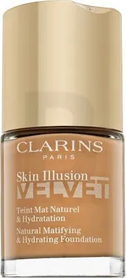 Zdjęcie produktu dla Clarins Skin Illusion Velvet Natural Matifying & Hydrating Foundation podkład w płynie z efektem matującym 112.3N Sandalwood 30 ml