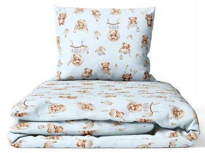 Immagine prodotto di Set Biancheria da Letto per Lettino 90 × 120 cm + Federa 40 × 60 cm – 100% Cotone per Neonato e Bambino