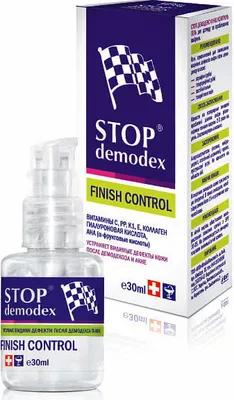 Produktbild von STOP DEMODEX Finish Control Gesichtsgel 30 ml (Ukraine) GOLDEN PHARM