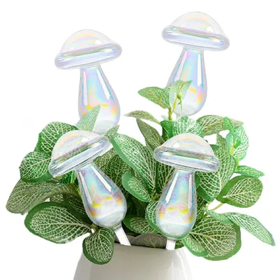 Produktbild von Bewässerungskugeln, 4er Set, Dosierte Bewässerung, 2 Wochen, Topfpflanzen, Glas, Transparent 26 cm