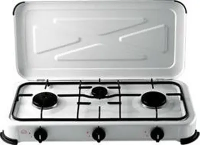 Obrázek produktu pro DCG Eltronic EKP 2423, Černá, Bílá, Pracovní deska, Plynový, 3 zóna/zón, 3 zóna/zón, Otočné