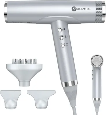 Produktbild von Slopehill Ionen Haartrockner, 2000W 110,000RPM Bürstenloser mit Magnetischer Diffusor,