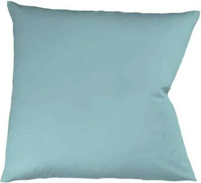 Produktbild von fleuresse Mako Satin Kissenbezug Colours Uni 80x80 cm Aqua