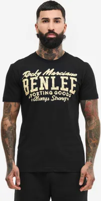 Zdjęcie produktu dla Męska koszulka o standardowym kroju RETRO LOGO Czarna/Żółta S BENLEE