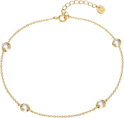 Produktbild von Glanzstücke München Fußkette Sterling Silber Zirkonia 50080573
