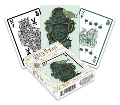 Produktbild von Harry Potter Spielkarten Slytherin