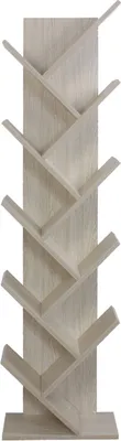 Produktbild von Rebecca Mobili Bücherregal mit 10 Fächern aus MDF, grau