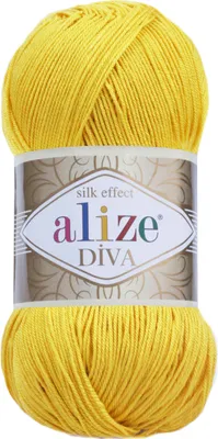 Produktbild von 100g Strickgarn ALIZE DIVA Sommerwolle Häkelgarn Wolle Sommer Stricken Häkeln