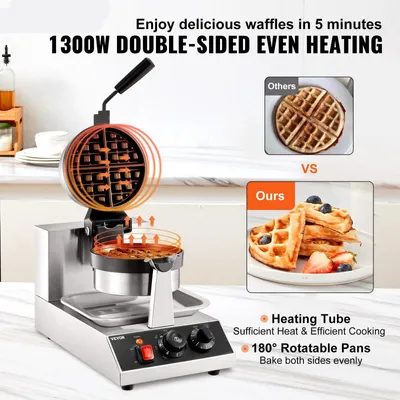 Produktbild von Waffeleisen - Waffelmaschine - Rundes Waffeleisen - Waffelmischung - Mini-Pfannkuchen-Gerät - Mini-Pfannkuchen-Pfanne