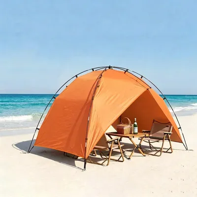 Produktbild von Tragbarer Strandzelt für 2-4 Personen mit UV-Schutz