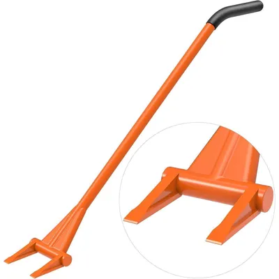 Produktbild von Brecheisen Kuhfuß 122cm gebogener Griff Stahl Abrisswerkzeug Palettenbrecher