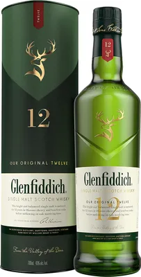 Produktbild von Glenfiddich 12 Jahre Single Malt Scotch Whisky in Geschenkpackung | 40 % vol | 0,7 l