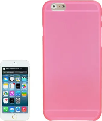 Produktbild von Schutzhülle Case Ultra Dünn 0,3mm für Handy Apple iPhone 6 Pink Transparent