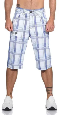 Produktbild von Herren 3/4  Kurze Hose Bermuda Shorts Karo Sommer /  Muster 2-31
