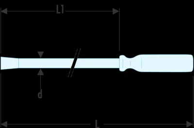 Image de Facom Krafthebel mit grossem Querschnitt 460mm