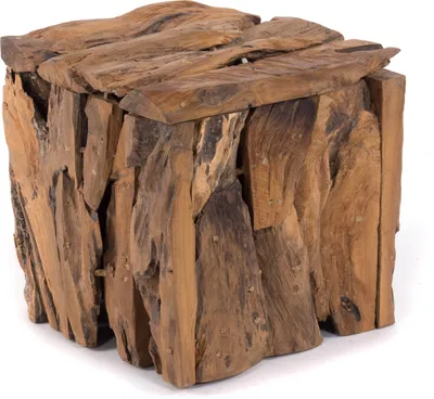 Produktbild von SITZBOX "TEAK 30" | 30x30x30 cm, Teakholz | Sitzhocker