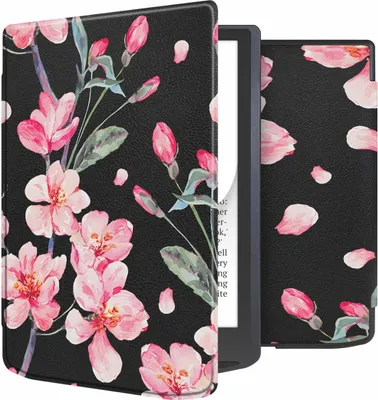 Productafbeelding van imoshion Design Slim Soft Case Sleepcover voor de Pocketbook InkPad Color 3 / InkPad 4 - Blossom